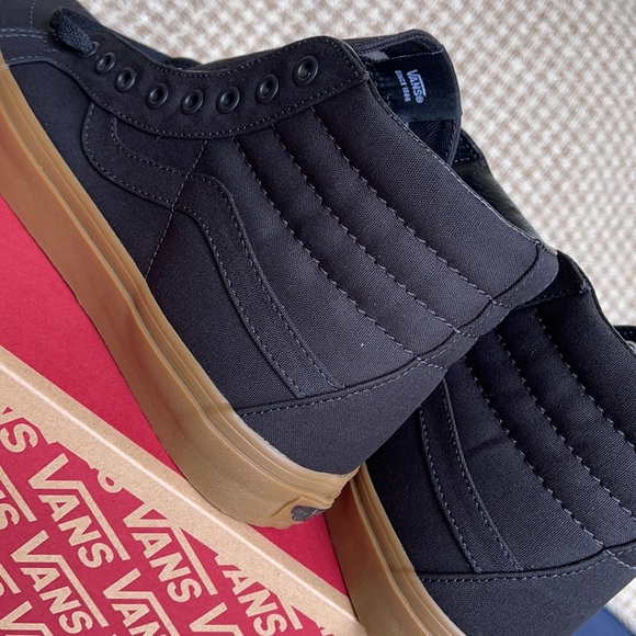 Vans Sk8-Hi Reissued Canvas Gum Black/Light Gum WM - Picture 15 of 16